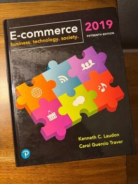 ISBN 9780134998459  Pearson Hardcover E-commerce Book 15th edition